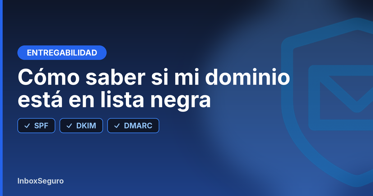 Portada: Cómo saber si mi dominio está en lista negra
